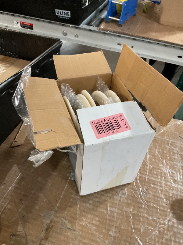 Photo 1 of Calvana (5-Pack) 6.5" RV Ceiling Vent Covers for Inside Camper, RV AC Vent Cover Replacement, Fits 4-5/8" Ducts, Rotatable Slats for Directional Airflow, White