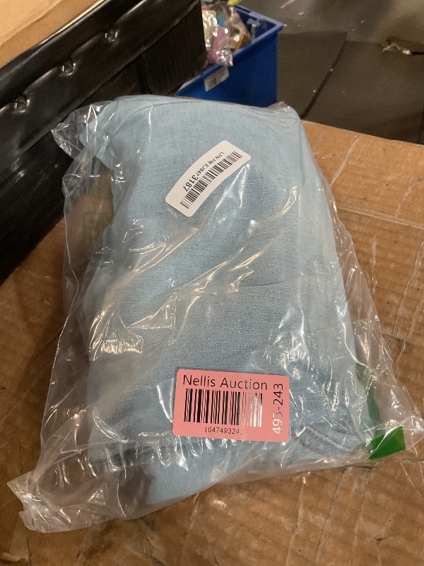 Photo 1 of ***(HEAVILY USED/ MINOR DAMAGE)***Luvamia Stretchy Jean Shorts for Women - Denim Pull On Jorts - Indigo Cool Blue - Size XX-Large Fits Size 20-22