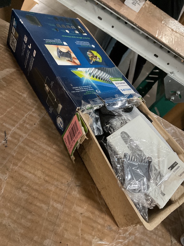 Photo 1 of ***(parts only/ major damage/ non functional)***Philips Norelco Multi Groomer - 13 Piece Mens Grooming Kit for Beard, face, Nose, and Ear Hair Trimmer and Hair Clipper - NO Blade Oil Needed, MG3740/40