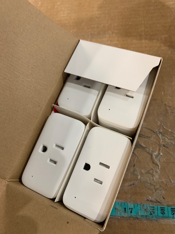 Photo 1 of ?2025 New? SwitchBot Smart Plug Mini 15A(4 Pack), Energy Monitor, Smart Home WiFi(2.4GHz) & Bluetooth Outlet, Compatible with Alexa & Google Home, APP Remote Control & Timer Function, No Hub Required