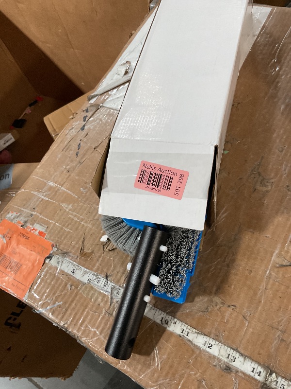 Photo 1 of (2025 Upgraded) 20" 2 in 1 Pool Brush Vacuum Head with Swivel Hose Connection & Sturdy Nylon Bristles for Heavy Duty Inground & Above- Ground Pool Cleaning - Connecting 1-1/4" or 1-1/2" Hose (No Pole)