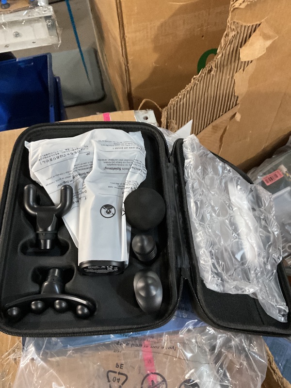 Photo 1 of RENPHO Massage Gun with Bluetooth, FSA HSA Eligible Portable Percussion Massager for Back and Neck, Handheld Device with Carry Case, Gifts for Men Women, Active+