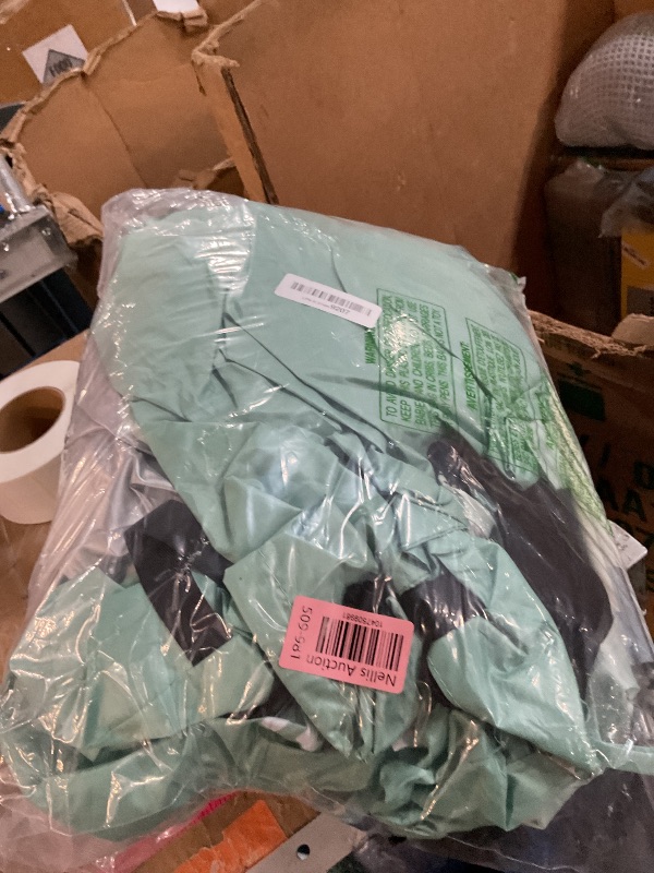 Photo 1 of ***(BAGGED/ USED/ UNKNOWN IF MISSING PARTS)***Large Easy Setup Beach Tent,Anti-UV Beach Shade Beach Canopy Tent Sun Shade with Extended Floor & 3 Mesh Roll Up Windows Fits 3-4 Person,Portable Shade Tent for Outdoor Camping Fishing (Mint Green)