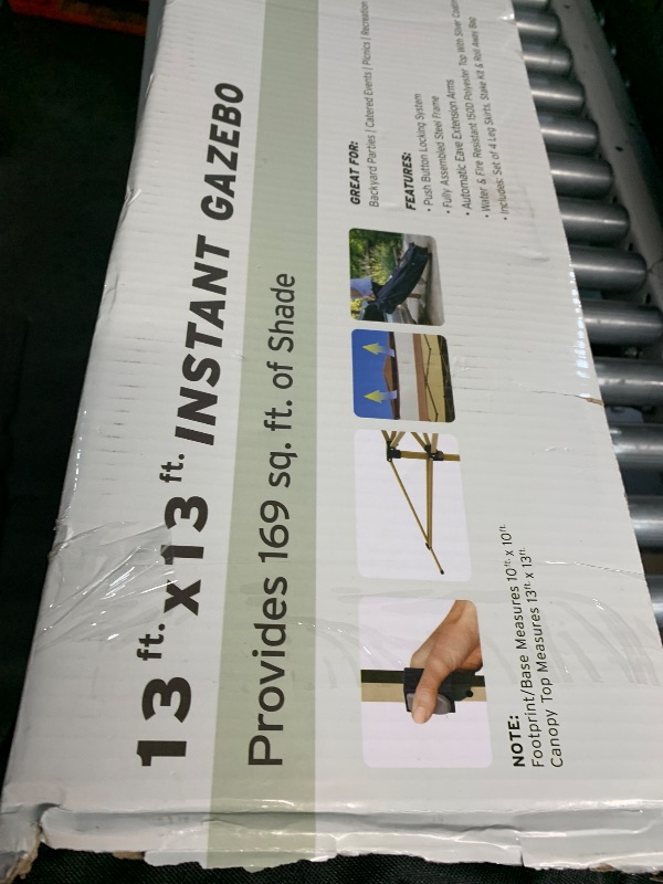 Photo 1 of *** PARTS ONLY *** Z-Shade 13' x 13' Instant Gazebo with Auto Arms

