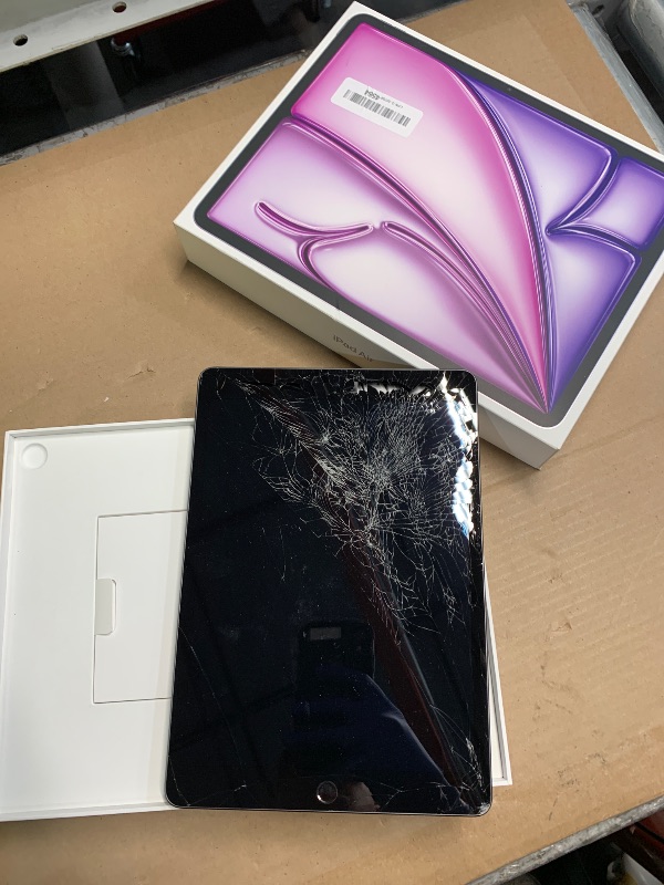 Photo 1 of **PARTS ONLY**
Apple iPad (9th Generation): with A13 Bionic chip, 10.2-inch Retina Display, 64GB, Wi-Fi, 12MP front/8MP Back Camera, Touch ID, All-Day Battery Life – Silver
