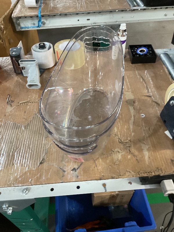 Photo 1 of ***(HEAVILY USED/MINOR DAMAGE/ MISSING SCOOPS)***Ice Bucket 2 PCS, Small Ice Buckets for Parties, Mimosa Bar Supplies Beverage Tub and Scoops for Champagne Beer Sparkling Wine Cocktails?5.5L) (Clear)
