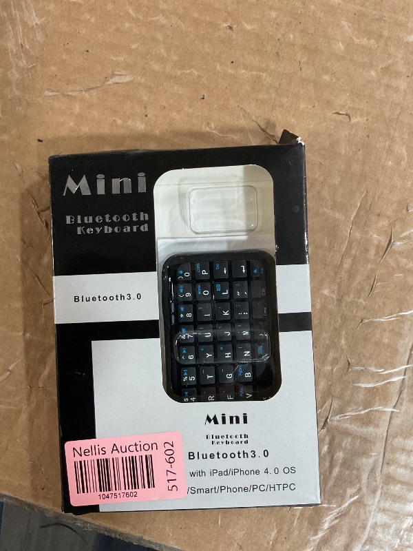 Photo 1 of Wireless Keyboard Rechargeable Bluetooth 3.0 Super Mini Silent Cordless Keybaord, Compact Portable Small Pocket Travel Keypad Slim Wireless Keyboard for Computer Laptop PC Notebook Smartphones Tablets