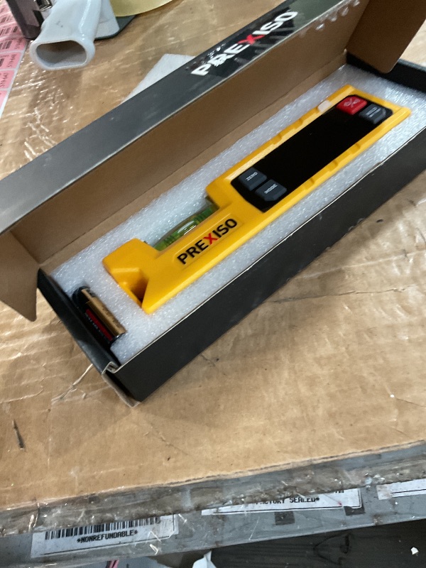 Photo 1 of PREXISO Digital Level & Digital Protractor, 7 inch Angle Finder 0-90° & 0-180° Range, Electronic Bubble Inclinometer with Magnetic V-Groove & Audio Indicator for Woodwork, Saw & Home Drainage Leveling