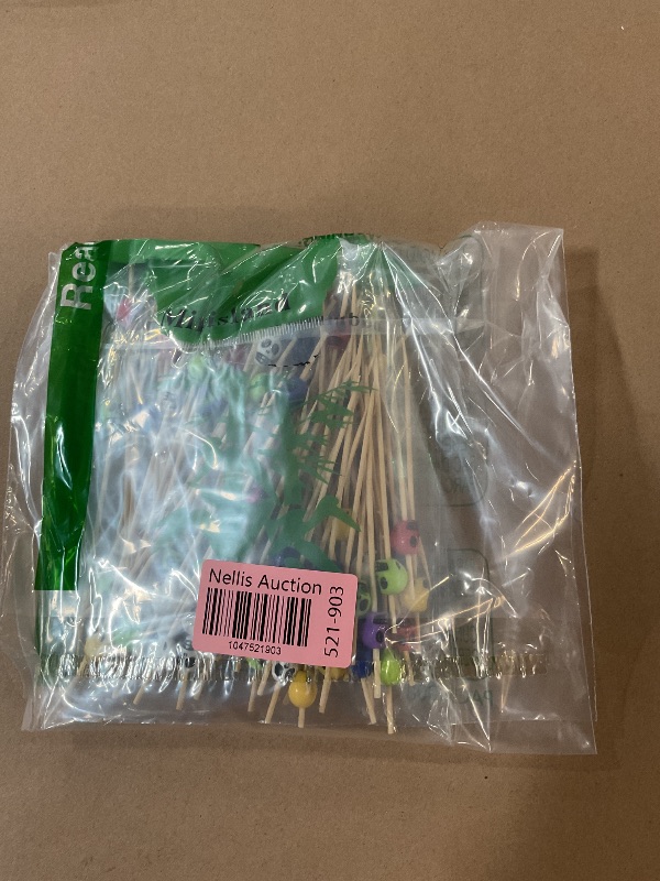 Photo 1 of Minisland Multi-colored Halloween Skull Cocktail Picks, 4.7 Inch Long Bamboo Fancy Toothpicks for Appetizers, Decorative Fall Holiday Party Food Drinks Garnish Fruit Skewer Sticks 100 Counts - MSL127