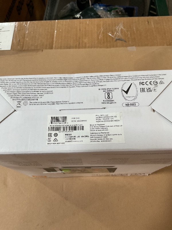 Photo 1 of (PARTS) (NOT FUNCTIONAL) Western Digital 6TB Elements Desktop USB 3.0 external hard drive for plug-and-play storage - WDBWLG0060HBK-NESN*FOR PARTS ONLY**
