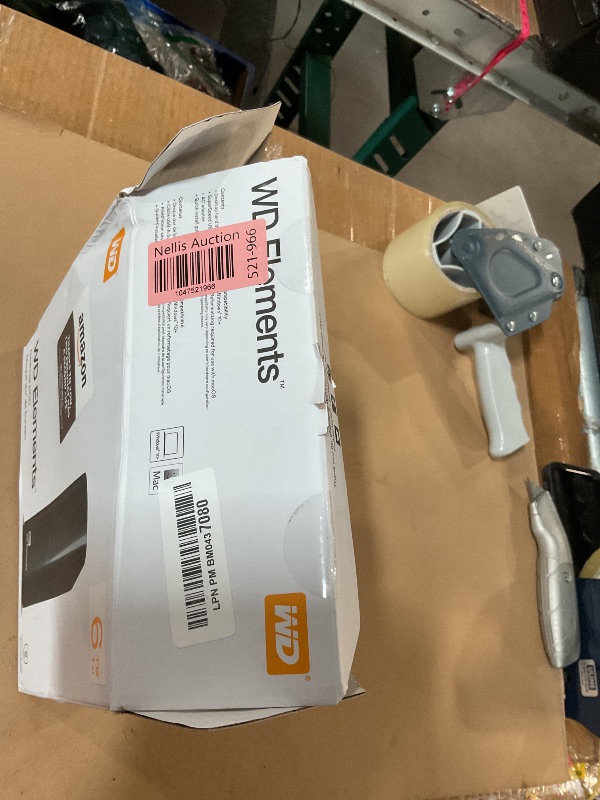 Photo 1 of (PARTS) (NOT FUNCTIONAL) Western Digital 6TB Elements Desktop USB 3.0 external hard drive for plug-and-play storage - WDBWLG0060HBK-NESN*FOR PARTS ONLY**
