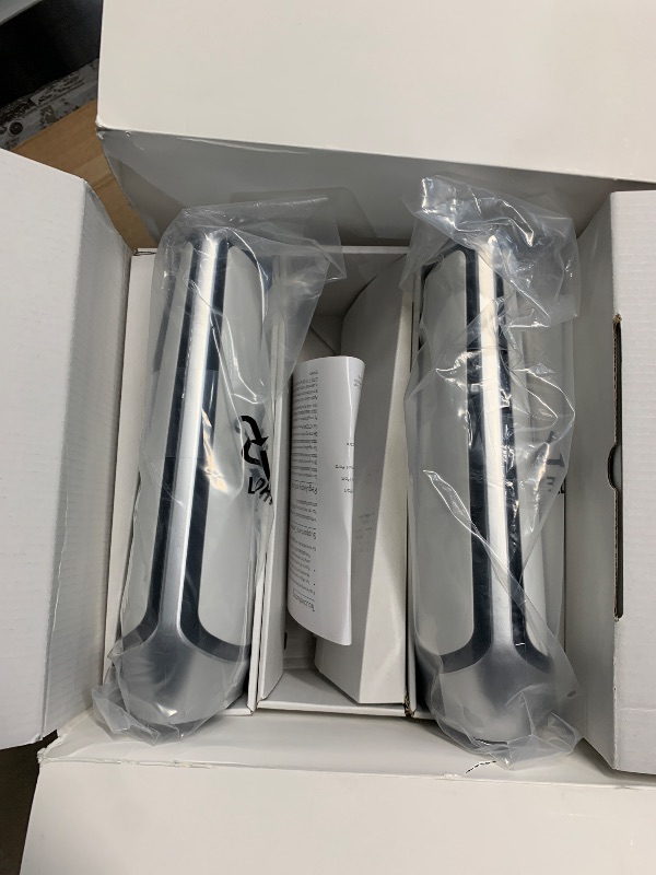 Photo 1 of (SET OF 2*)NETGEAR Orbi Whole Home Tri-Band WiFi 6 Mesh Network System (RBK853) – Router with 2 Satellite Extenders, Security Features, Coverage Up to 7,500 Square Feet, 100 Devices, AX6000 (Up to 6Gbps)