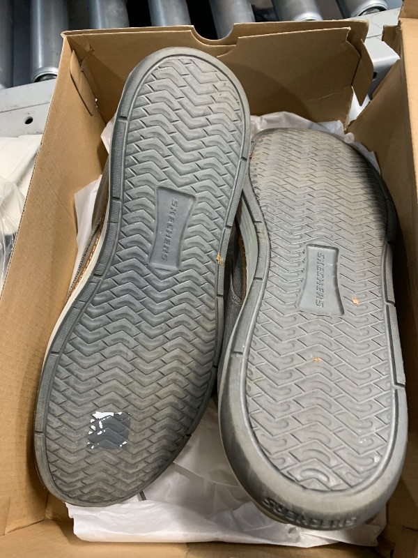 Photo 1 of ***(HEAVILY USED/ MINOR DAMAGE)***Skechers Men's Ederson Moreno Canvas Oxford Shoe, Beige, 11.5