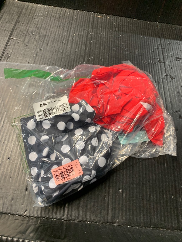 Photo 1 of Womens High Waisted Bathing Suits Flounce Halter Tank Top Bikini Bottoms Tummy Control Modest Swimwear Two Piece Swimsuits Tankini Red Polka XXL