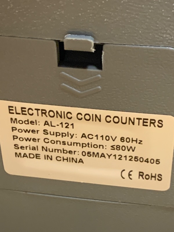 Photo 1 of *** FACTORY SEALED OPENED FOR ISNPECTION*** Aneken Coin Counter and Sorter with TFT Display - Accurate Sorting Machine for 5 Denominations, Smooth Operation at Up to 300 Coins Per Minute, Ideal for Efficient Money Management