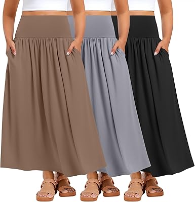 Photo 1 of (BROWN) (XL) (BAGGED) ANRABESS Womens Summer Sleeveless Maxi Dress Square Neck Smocked Boho Casual Ruffle Strap Flowy A-Line Long Beach Sundress Olive X-Large