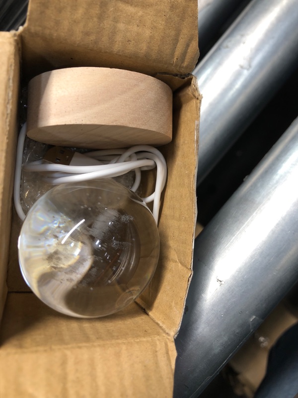 Photo 1 of WQVSHRO Sea Turtle Crystal Ball Night Light, 2.36 Inch 3D Engraved Sea Turtle Crystal Ball lamp with Wooden Base, Turtle Decor Gifts for Boys Girls, Turtle