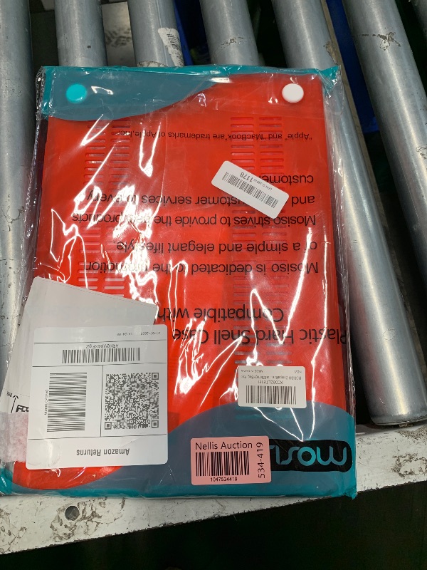 Photo 1 of ***(PARTIAL SET)***MOSISO Compatible with MacBook Pro 16 inch Case 2025 2024 2023 2022 2021 M4 M3 M2 M1 A3403 A3186 A2991 A2780 A2485 Pro Max, Plastic Hard Shell&Keyboard Cover&Screen Film&Storage Bag, Red