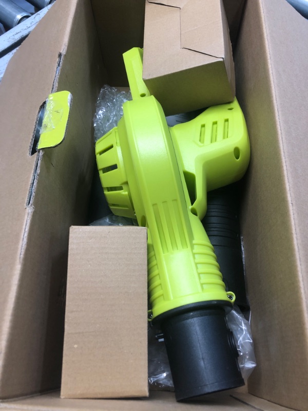 Photo 1 of (sold for parts only) Leaf Blower Cordless - 21V Powerful Electric Leaf Blower with 2 Batteries and Charger, 2 Speed Modes, 2.0Ah Lightweight Battery Powered 