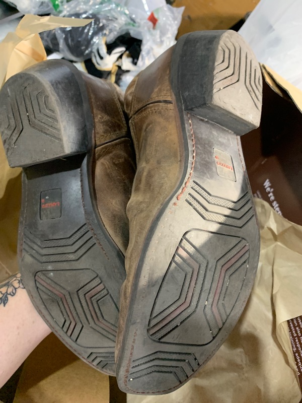 Photo 1 of ***(HEAVILY USED/ MINOR DAMAGE)***Laredo Mens Breakout Square Toe Casual Boots Mid Calf - Brown - Size 12 2E