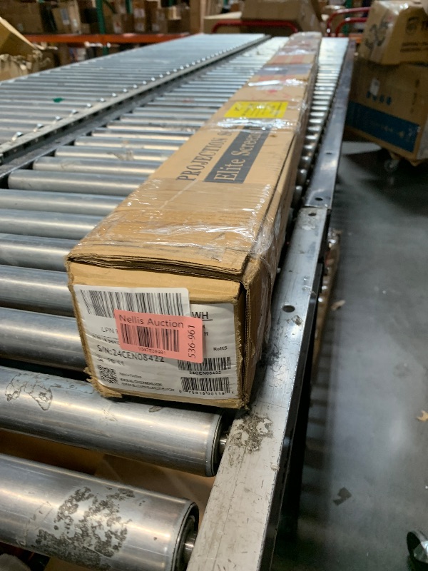 Photo 1 of Elite Screens Manual Series, 80-INCH Pull Down Manual Projector Screen with AUTO LOCK, Movie Home Theater 8K / 4K Ultra HD 3D Ready, 2-YEAR WARRANTY, M80UWH, 16:9, Black