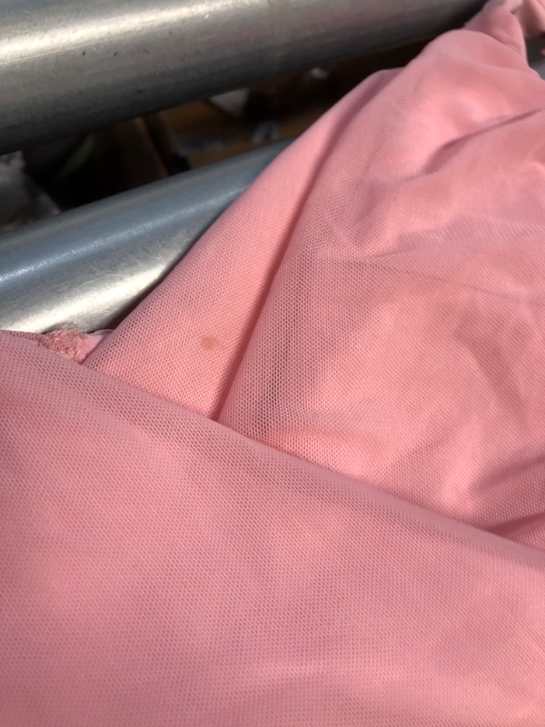 Photo 1 of (XL) (BAGGED) BEAGIMEG Women's Sexy Bodycon Sleeveless Ruched Mesh Club Party Midi Dress Pink XL