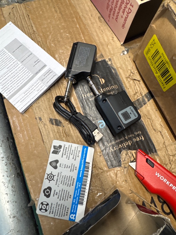 Photo 1 of (UNTESTED) Boss WL-20 Digital Wireless Guitar System with Cable Tone Simulation