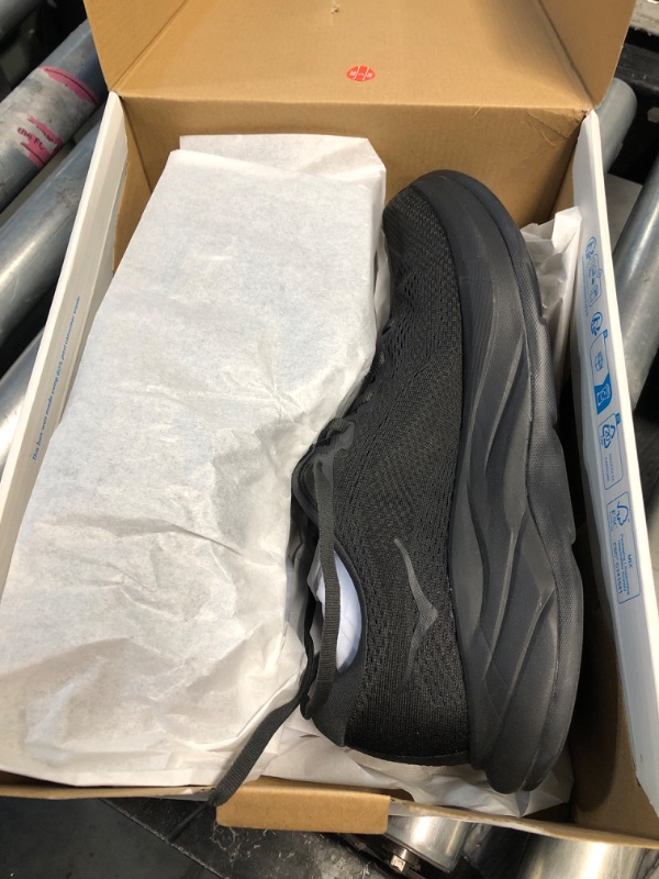 Photo 1 of ***(HEAVILY USED/ MINOR DAMAGE)***Hoka Men's Rincon 4 Sneaker, Black/Black, 10