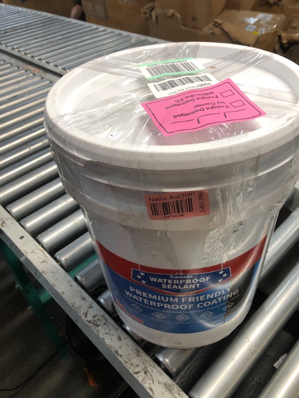 Photo 1 of Xmntdo Polyurethane Waterproof Coating, Black, 5 Gallon, Roof Sealant Waterproof Coating for Flat & Matal Roofs, Foundations, Concretes, Indoor and Outdoor Leak Repair Basement Sealer Waterproofing