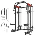 Photo 1 of *** box 1 of 2****SunHome Smith Machine, 2000LBS Power Cage Squat Rack with Smith Bar, Two LAT Pull-Down Systems, Cable Crossover Machine and and More Cable Attachment for Home Gym