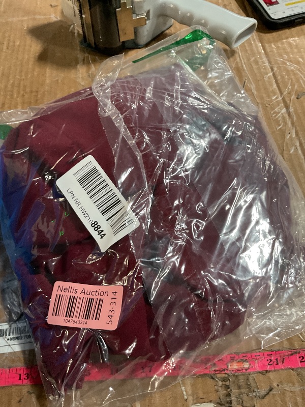 Photo 1 of ***STOCK PHOTO REFERENCE ONLY*** Marycrafts Women's Work Office Business Square Neck Sheath Midi Dress 6 Burgundy