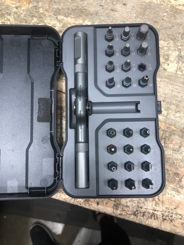 Photo 1 of 24 in 1 Magnetic Screwdriver Set, DIY Ratchet Mini Screwdriver Set, Removable self-assembly Precision Screwdriver kit, Magnetic DIY Precision Tool kit for PC Mobile Watch Bicycle
