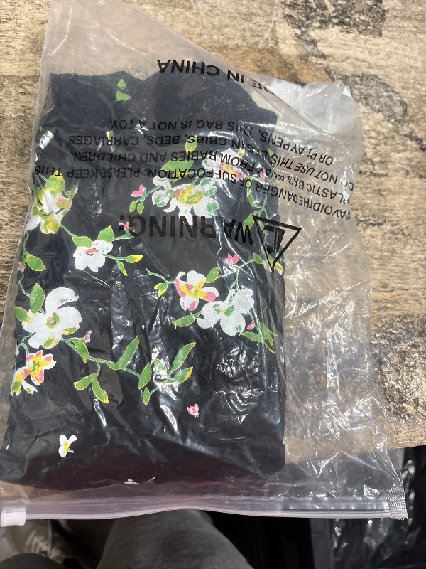 Photo 1 of (MEDIUM) (BAGGED) KILIG Summer Dresses for Women Casual Beach Sundress 2025 Sleeveless Floral Pleated Midi Vacation Sun Dress(Black,M)