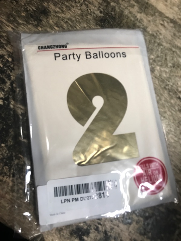 Photo 1 of 40 Inch Light Gold 24 Numbers Balloons White Gold Giant 24 Foil Mylar Helium Large Digital Balloon Champagne Gold Birthday Jumbo Balloons 24th or 42nd Anniversary Party Decorations Supplies