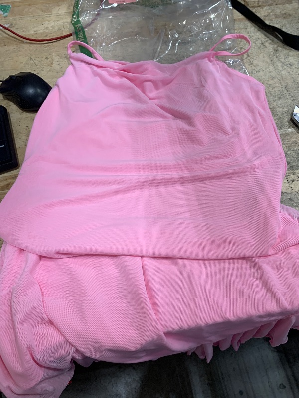 Photo 1 of  Hyperfire Pink Dress, Size Lg.