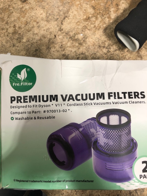 Photo 1 of 2 Pack Filters Replacement Compatible with Dyson V11 Animal, V11 Torque Drive, V11 Complete, V11 Extra, V15/V15s Detect, Washable, Reusable Vacuum Filter for Pet Hair, Dirt, Dust - Durable Friendly