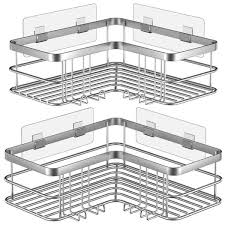 Photo 1 of 
Two silver metal caddy 2 pack with soap holder
