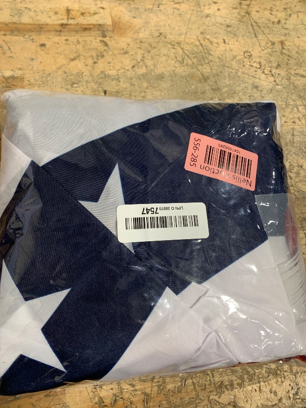 Photo 1 of 4Pack 2x4 FT American Flag Bunting, 4th of July Decorations Fourth of July Patriotic Bunting with Zip Ties, Red White Blue Pleated Fan Flag Banners Independence Day Memorial Day Decor Indoor Outdoor