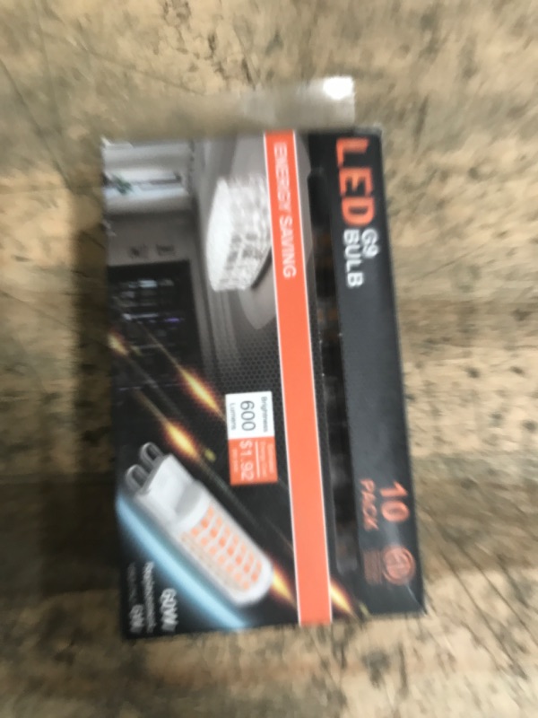 Photo 1 of 10 Pack G9 LED Bulb 6W (60W Halogen Replacement) 6000K Daylight T4 Chandelier Light Bulbs, Hansnag G9 Bi Pin Ceramic Base 600LM, AC120V 360°Beam Angle for Home Lighting, Non-Dimmable
