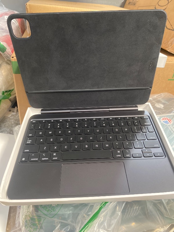 View 2 of Apple iPad Magic Keyboard Case for iPad Pro 11-inch (M4), Great Typing Experience, Built-in Trackpad, Function Row, US English - Black