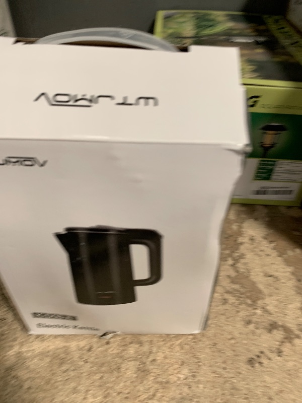 Photo 1 of 0.8L Electric Kettle Stainless Steel, 800 Watts Small Electric Kettle 27 Ounce Fast Boil Auto Shut-off, Portable Water Boiler for Small Kitchen, Business Trip and More