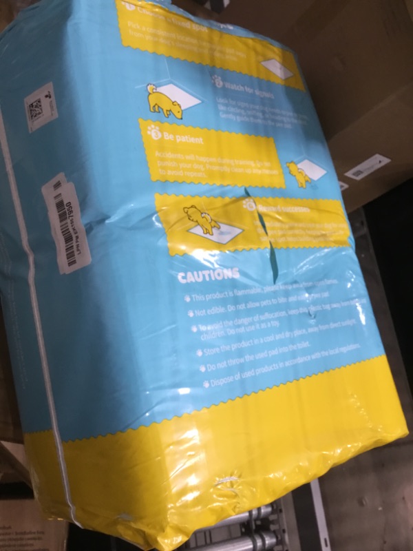 Photo 1 of 100-Pack X-Large Puppy Pads - 34'' x 28'' Pee Pads for Dogs Potty Training with Leak-Proof Quick-Dry Design, 6-Layer Dog Pads Extra Large, Blue