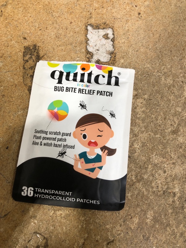 Photo 2 of Quitch Mosquito Bite Itch Relief Patch, After Bite Insect Bite Treatment, Anti Itch Cream Alternative, Insect Bite Relief, Cruise, Travel and Camping Essential for Kids