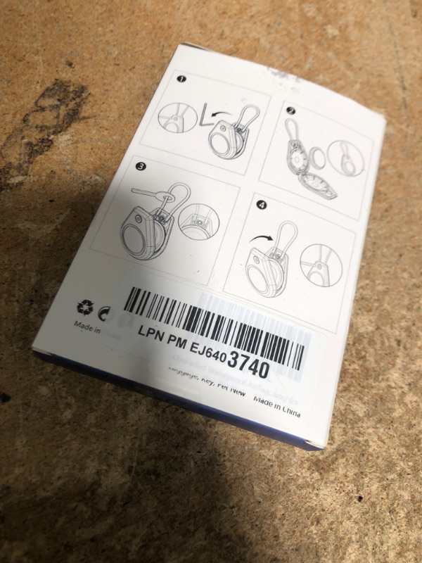 Photo 1 of 4 Pack Waterproof Secure Holder for AirTag Accessories, Anti-Theft Track Case with Steel Cable, Ultra Durable Scratch-Resistant Cover -Compatible with Apple AirTag for Keychain,Car,Bike,Luggage, Pet