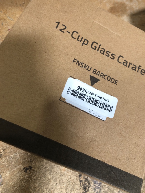Photo 1 of 12-Cup Replacement Glass Carafe Pot Compatible with Hamilton Coffee Maker Models 46310, 49976, 49966, 49350, 49957, 49954, 49933, 49980A, 49980Z, 49983, 49618, 46300, 49950