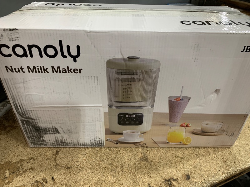 Photo 1 of 58oz Nut Milk Maker Machine, 10 in 1 Automatic Nut Milk Maker with 20 Blades, LED Display, Soy Milk Maker with 24H Delay Start&12H Keep Warm, Almond Milk Maker for Homemade Oat, Milk Shake, Cream