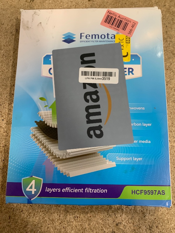 Photo 1 of Femota Tested MERV 13 Cabin Air Filter with Activated Carbon, CF9597A for Dodge Caravan 2001-2007, Grand Caravan 2001-2007, Chrysler Voyager 2001-2003, Town & Country 2001-2007, Pacifica 2004-2008
