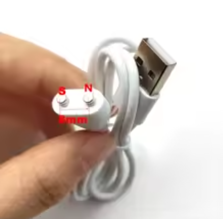 Photo 1 of 1 pcs USB Center distance 8mm S pole N pole DC Magnetic charging Cable for Vibrator sex toys for Woman Adults Product
