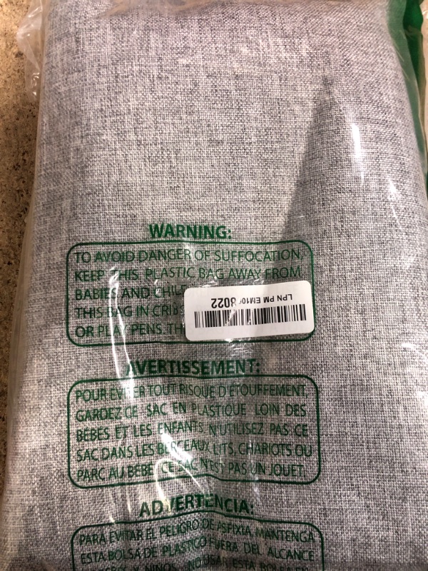 Photo 1 of 100% Blackout Shield Linen Blackout Curtains for Bedroom 90 Inches Long, Back Tab/Rod Pocket Living Room Drapes, Thermal Insulated Blackout Curtains 2 Panels Set, 50" W x 90" L, Grey