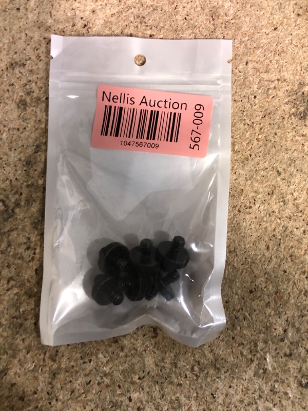 Photo 1 of 1/4" Male to 1/4" Male Threaded Tripod Screw Adapter Double Head Stud Standard Mounting Thread Converter for Camera Cage Mount Light Stand Monopo Shoulder Rig Tripod Black-6 Packs